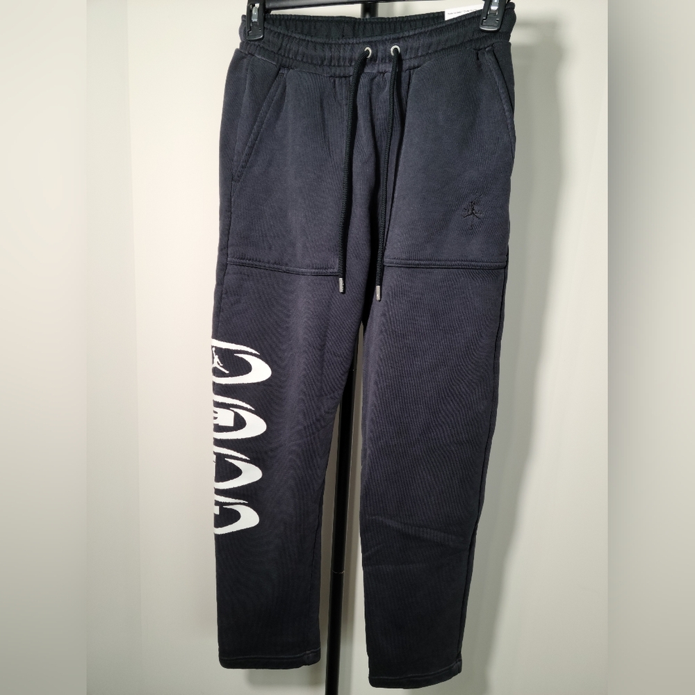 Nike Air Jordan x Travis Scott Fleece Pant Black Size Men Small NWT - Picture 2 of 5